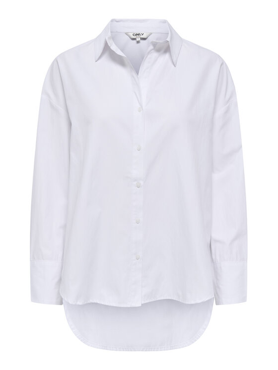 ONLY ONLY Πουκάμισο Oregon 15367554 Λευκό Regular Fit