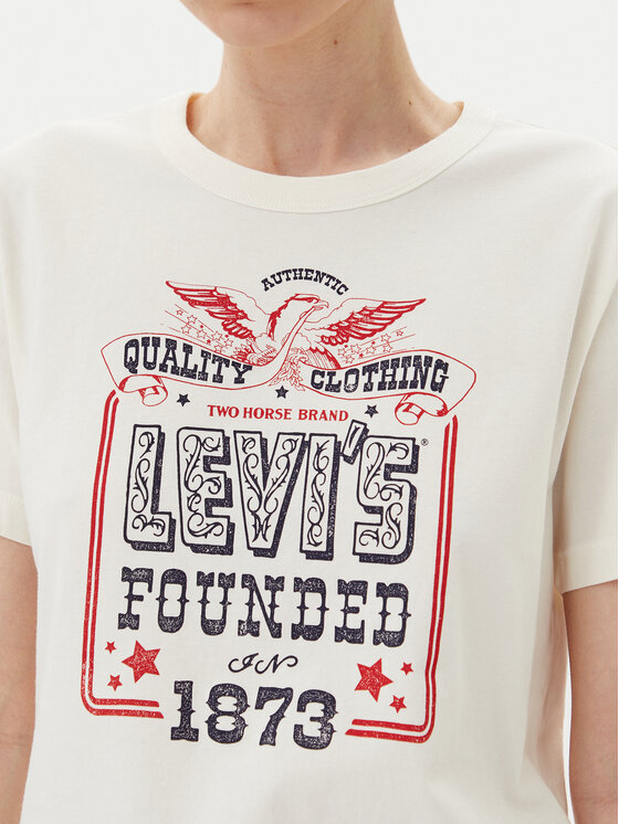 Levi's® Levi's® T-Shirt A8802-0041 Biały Standard Fit
