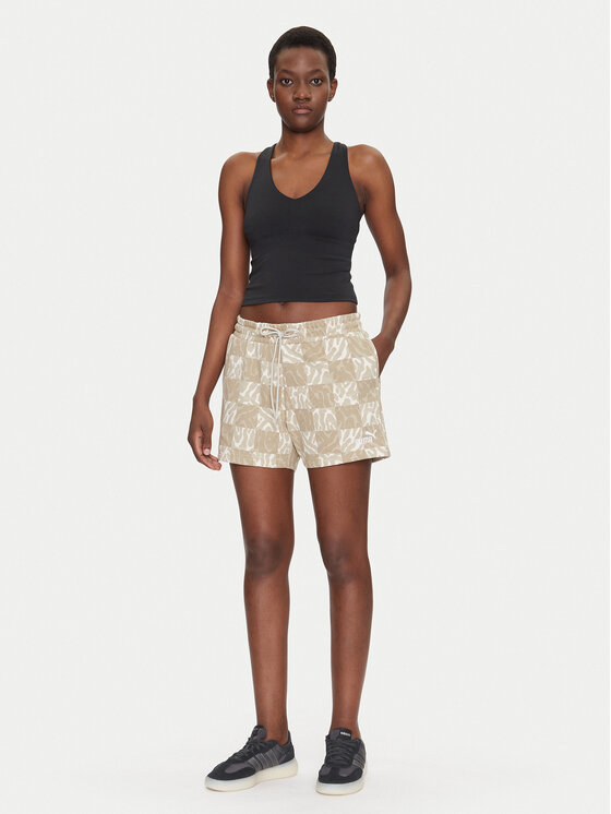 Puma Puma Sportshorts 5" ESS Graphic 685073 Beige Regular Fit
