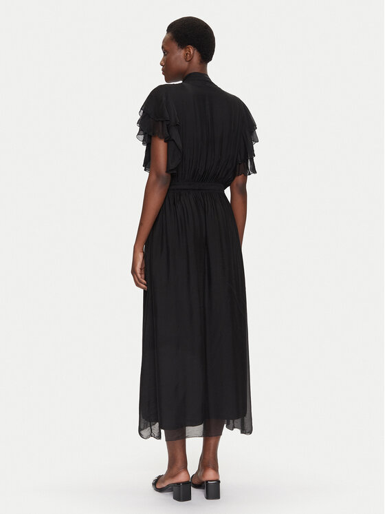 Dixie Dixie Rochie de vară A207W017A Negru Regular Fit