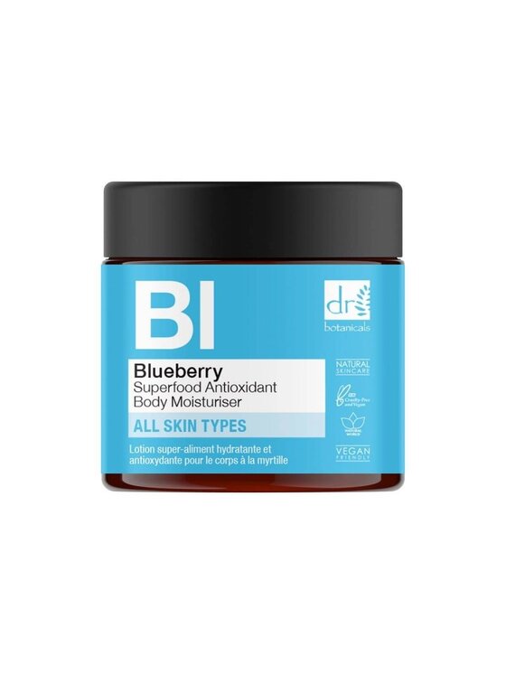 Dr Botanicals Dr Botanicals Nawilżający balsam do ciała z jagodami superfood, 60 ml Krem do ciała