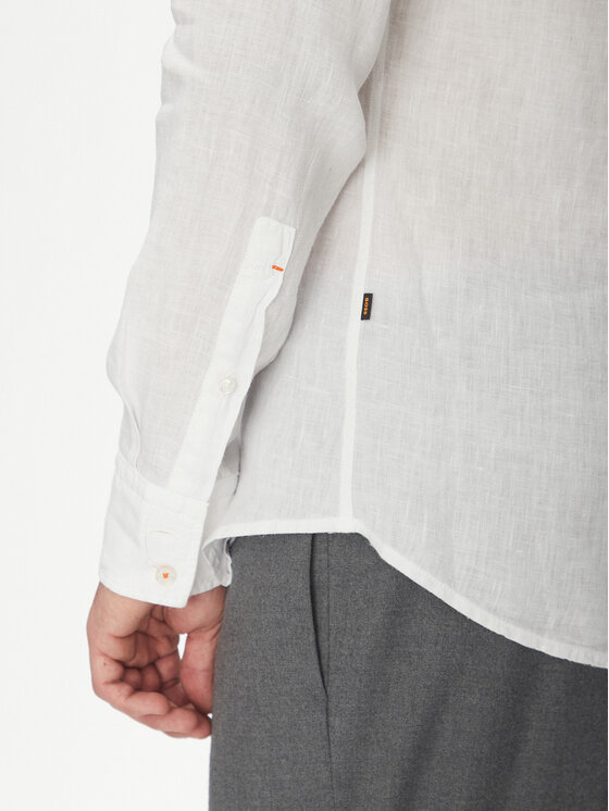 BOSS BOSS Marškiniai 50537381 Balta Regular Fit
