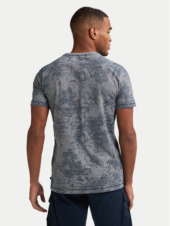Petrol Industries Petrol Industries T-Shirt M-1050-TSR650 Granatowy Regular Fit