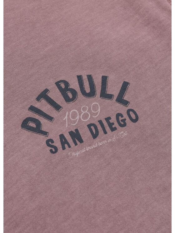 PITBULL PITBULL T-Shirt AUTOMATIC Bordowy Regular Fit