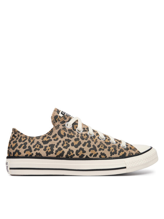 Converse Converse Кецове CTAS OX EGRET/BLACK/HONEY STICK A19182C Бежов