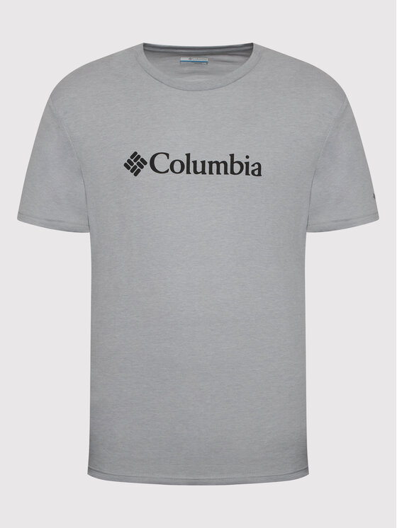 Columbia Columbia T-Shirt Csc Basic Logo 1680053 Γκρι Regular Fit