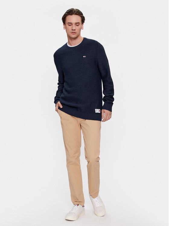 Tommy Jeans Tommy Jeans Pullover DM0DM15060 Dunkelblau Regular Fit