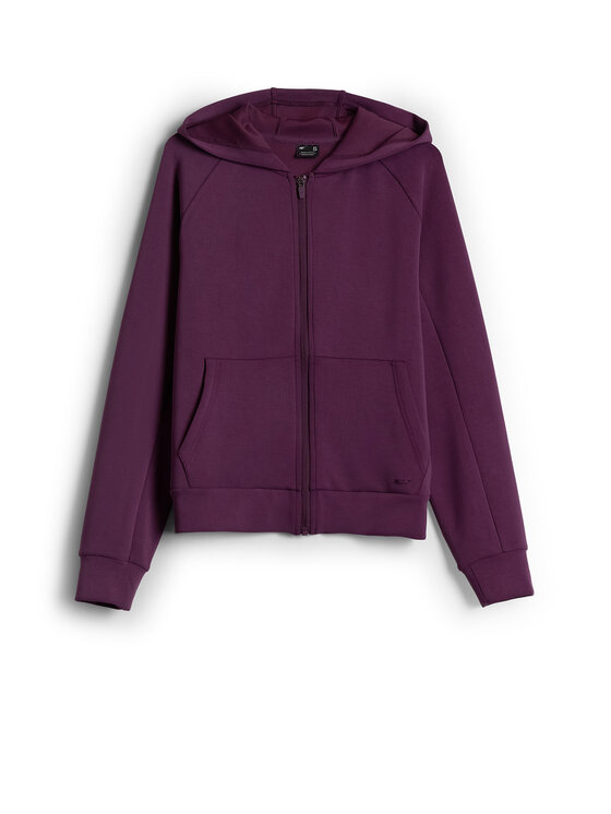 4F 4F Bluza ESSENTIAL Fioletowy Regular Fit
