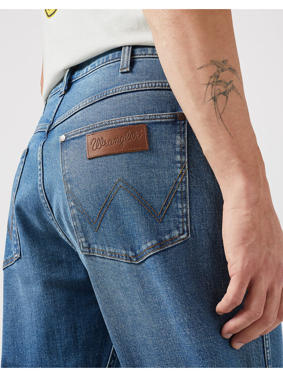 Wrangler Wrangler Jeansy FRONTIER Niebieski Regular Fit