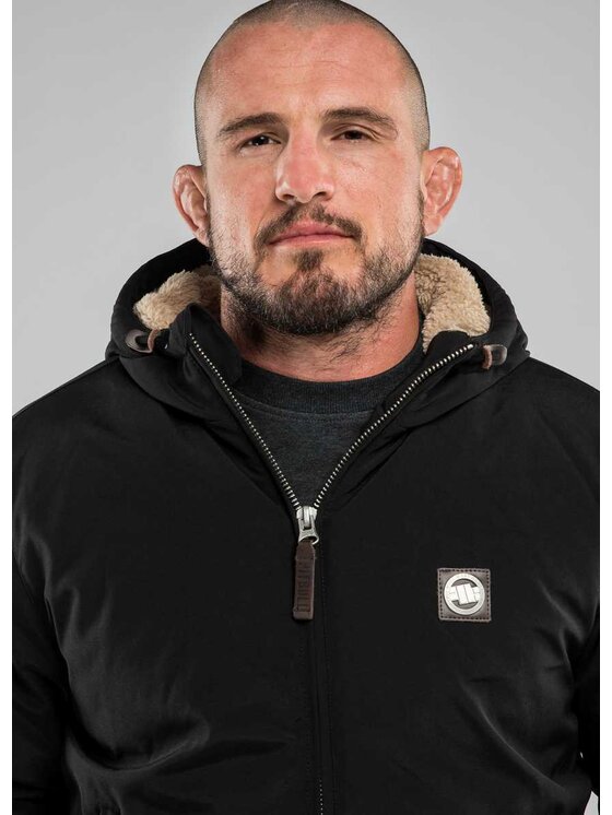 PITBULL PITBULL Kurtka przejściowa Kurtka Czarny Regular Fit