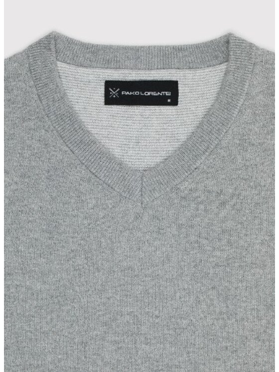 Pako Lorente Pako Lorente Sweter P24WB-2X-011 Szary Classic Fit