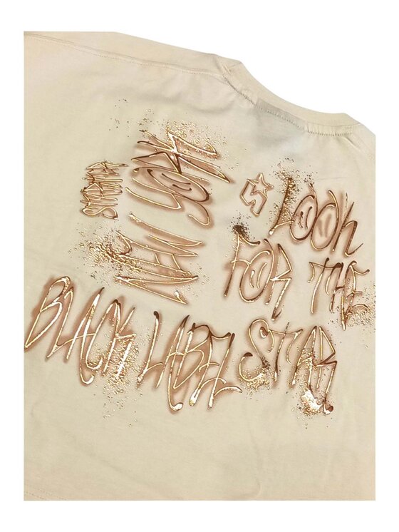 Starter Starter T-Shirt q-bab-69497 Beżowy Regular Fit