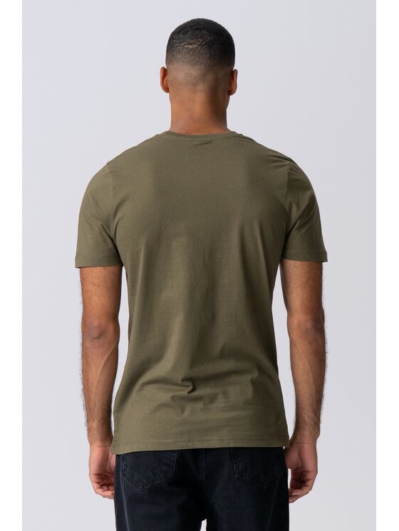 TeeShoppen TeeShoppen T-Shirt Organiczna koszulka Khaki Regular Fit