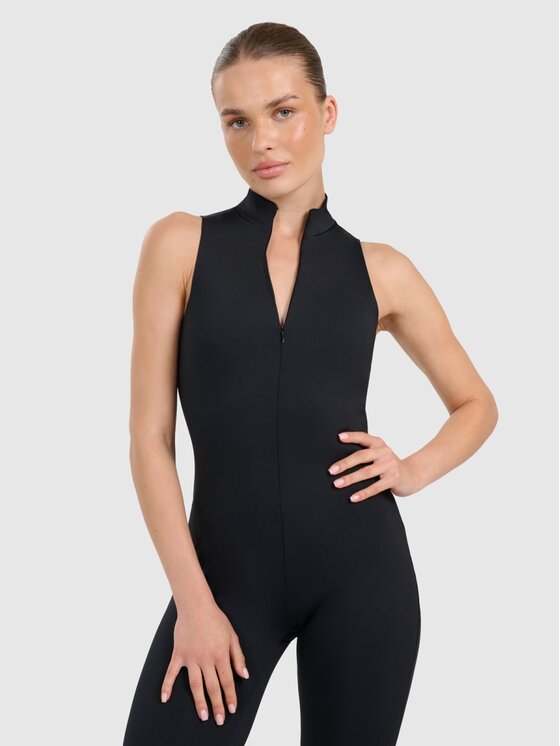 4F 4F Jumpsuit 4FRAW25TJUMF072-20S Nero Authentic Slim Fit