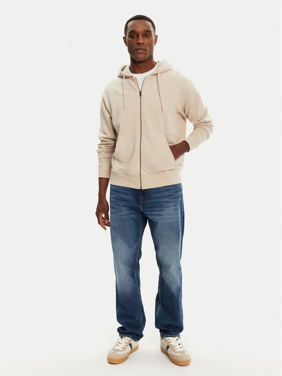 Jack&Jones Jack&Jones Majica dugih rukava Charge 12265114 Bež Loose Fit