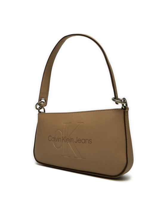 Calvin Klein Jeans Calvin Klein Jeans Ročna torba Sculpted Shoulder Pouch25 Mono K60K610679 Rjava