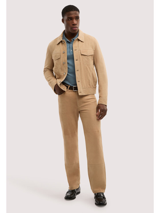 Trussardi Trussardi Spodnie materiałowe P301M000102N012 Kremowy Regular Fit