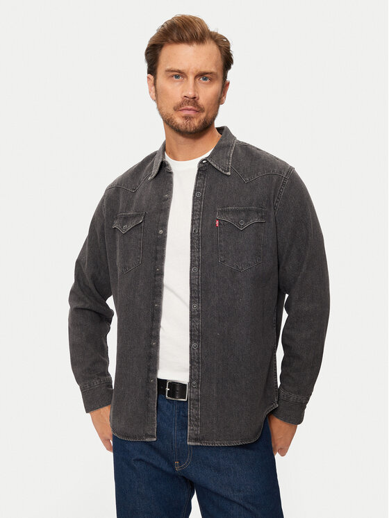 Levi's® Levi's® cămașă de blugi Barstow Western 85744-0038 Negru Standard Fit