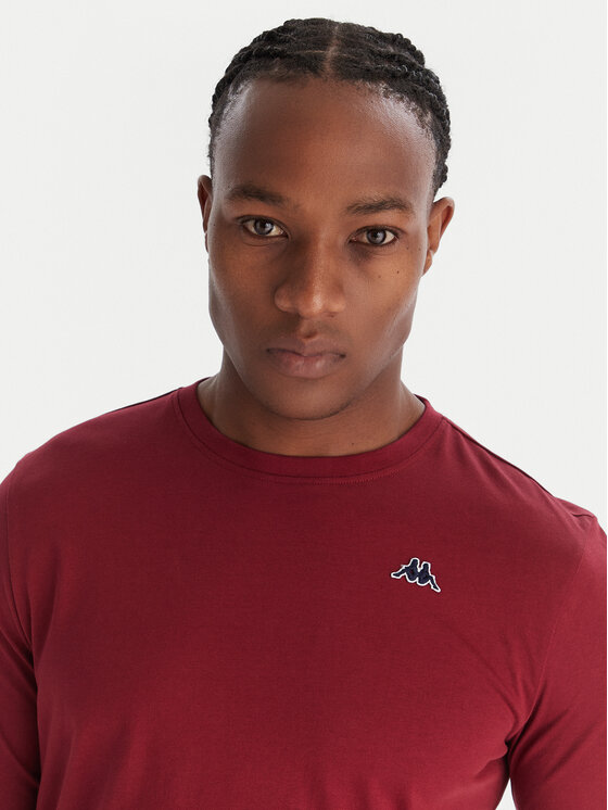 Robe di Kappa Robe di Kappa Longsleeve 631189W Rosso Slim Fit