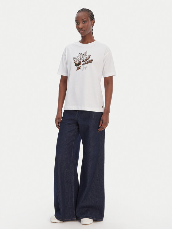 JOOP! JOOP! T-Shirt Tristiane 30102427 Bílá Regular Fit