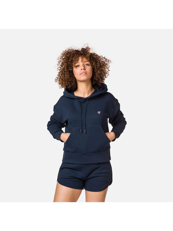 Rossignol Rossignol Bluza W Rossi Comfy Hoodie Granatowy Regular Fit