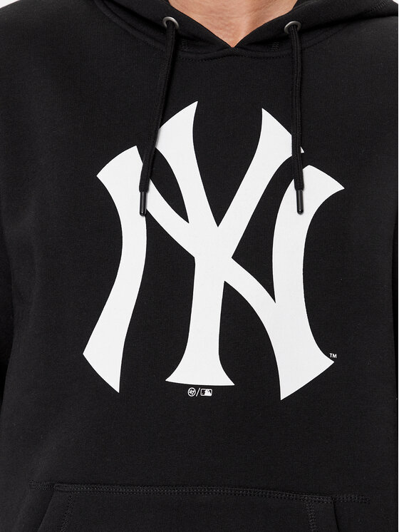 47 Brand 47 Brand Felpa New York Yankees BB017PEMIBR544112JK Nero Regular Fit
