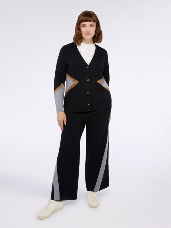 Fiorella Rubino Fiorella Rubino Pantaloni di tessuto P615L002218N0Z3 Nero Flare Fit