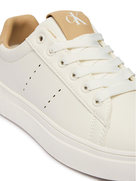 Calvin Klein Calvin Klein Sneakersy Low Cut Lace-Up V3X9-83301-1355A M Biela