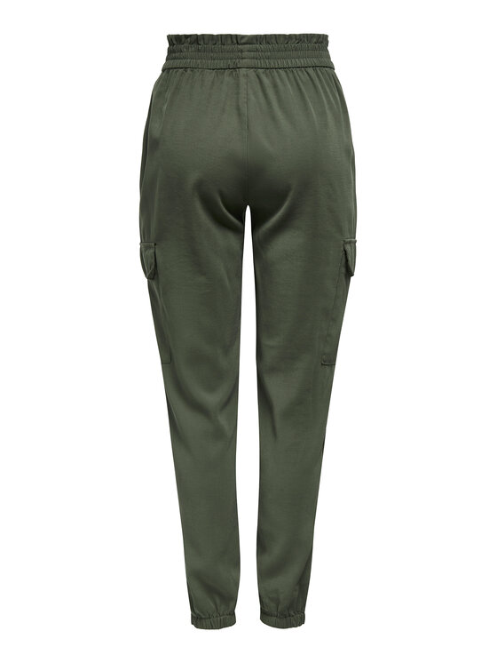 ONLY ONLY Joggery Aris 15245364 Zielony Relaxed Fit