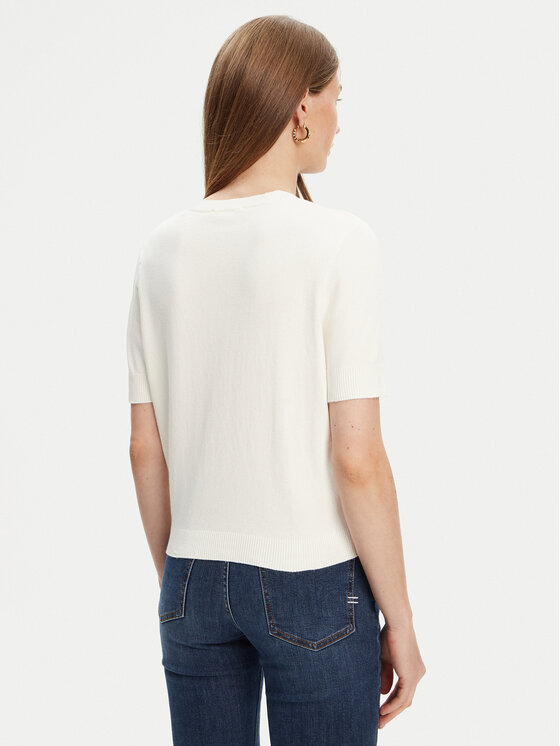 Guess Guess Pullover W5YR25 Z2NQ2 Écru Regular Fit