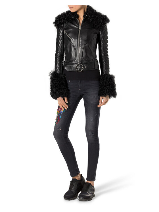 PHILIPP PLEIN PHILIPP PLEIN Jeggings 30787 Nero Jegging Fit