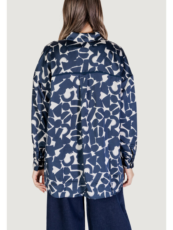 ICHI ICHI Blusa IHGRAPHI Blu Shirt Fit