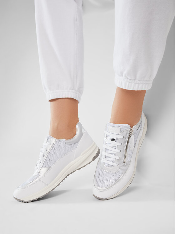 Geox Geox Sneakersy D Airell A D152SA 02241 C5000 Biela