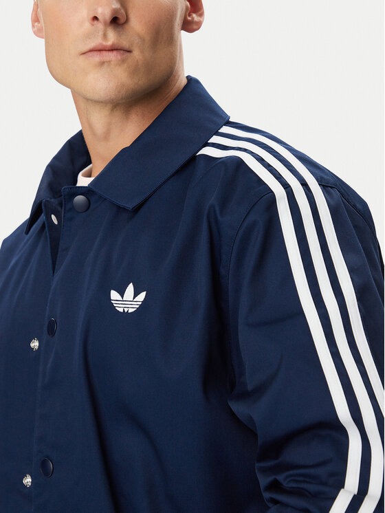 adidas adidas Kurtka przejściowa 3 Stripes Coaches Jacket KE4174 Granatowy Regular Fit
