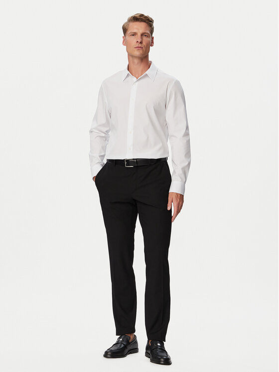 Calvin Klein Calvin Klein Košeľa Supima LV04LH105G Biela Regular Fit