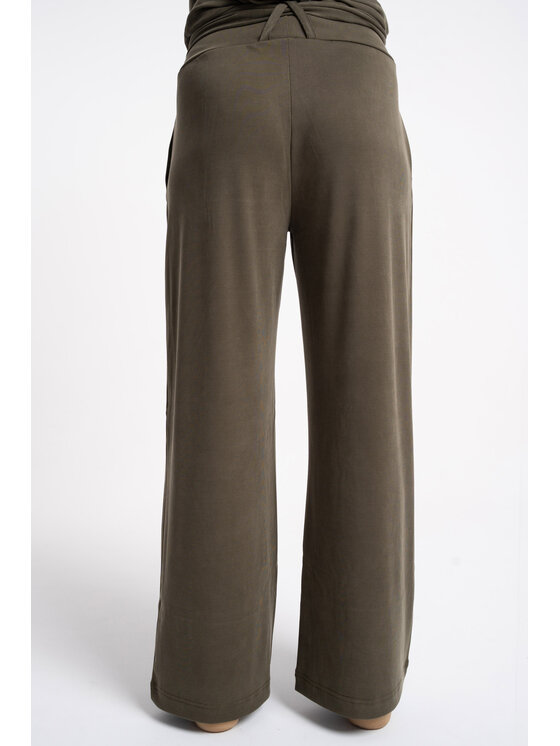 CLICK CLICK Παντελόνι υφασμάτινο 30-365 Χακί Relaxed Fit