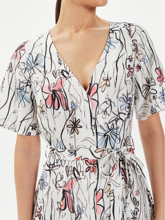 Desigual Robe d ete Camisero 24WWVWXA Multicolore Regular Fit
