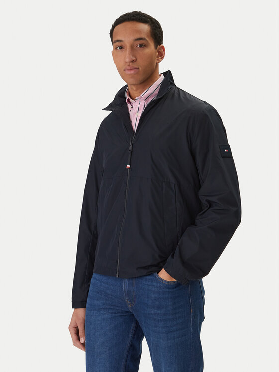 Tommy Hilfiger Tommy Hilfiger Prechodná bunda Branded MW0MW42502 Tmavomodrá Regular Fit