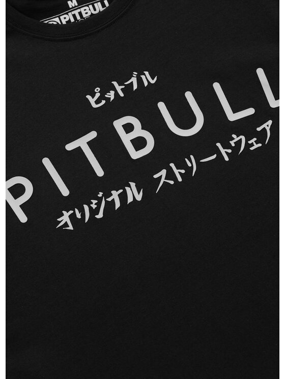PITBULL PITBULL T-Shirt Koszulka męska MT. FUJI 3XL Czarny Regular Fit