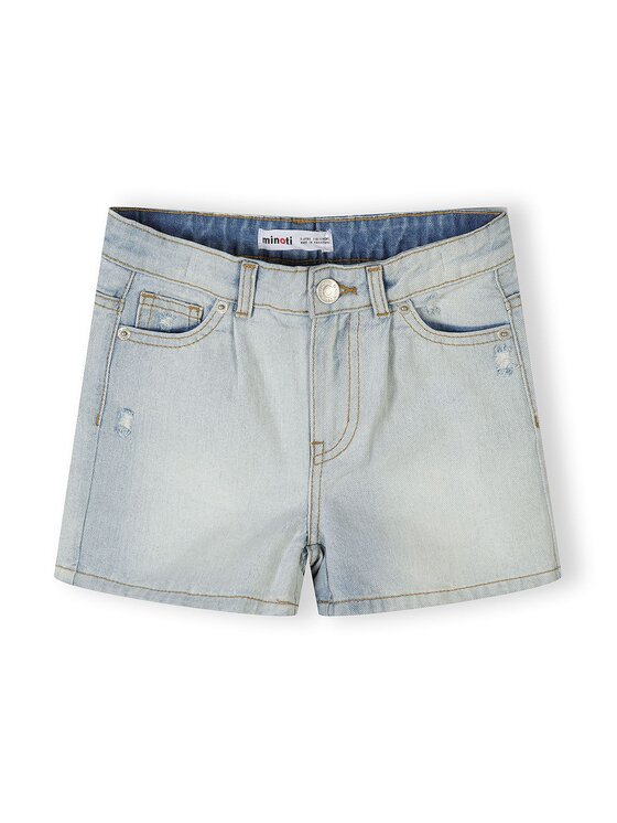 minoti minoti Szorty jeansowe 30SHORT152 Granatowy Regular Fit