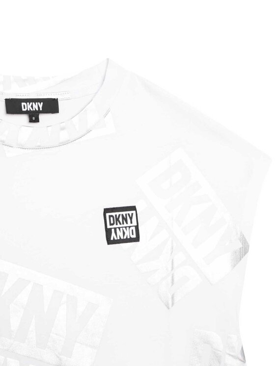 DKNY DKNY Haljina za svaki dan D32884 D Bijela Regular Fit