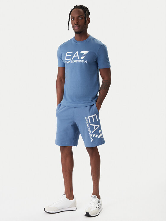 EA7 Emporio Armani EA7 Emporio Armani Sportovní kraťasy 7M001414 AF22266 UB064 Modrá Regular Fit