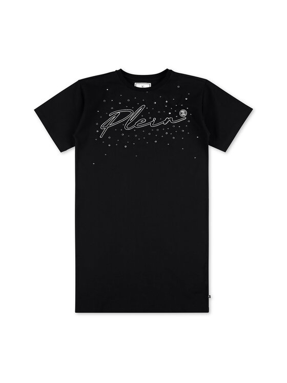 PHILIPP PLEIN PHILIPP PLEIN Sukienka codzienna 1953 Czarny Basic Fit