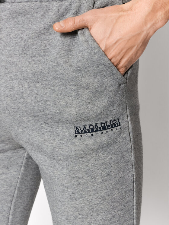 Napapijri Napapijri Jogginghose M-Box 1 NP0A4GBL Grau Regular Fit