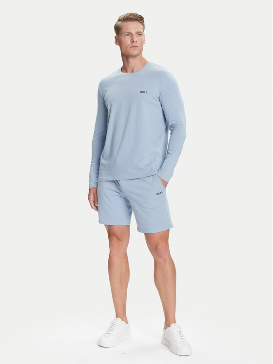 BOSS BOSS Hosszú ujjú Mix&Match 50515389 Kék Regular Fit