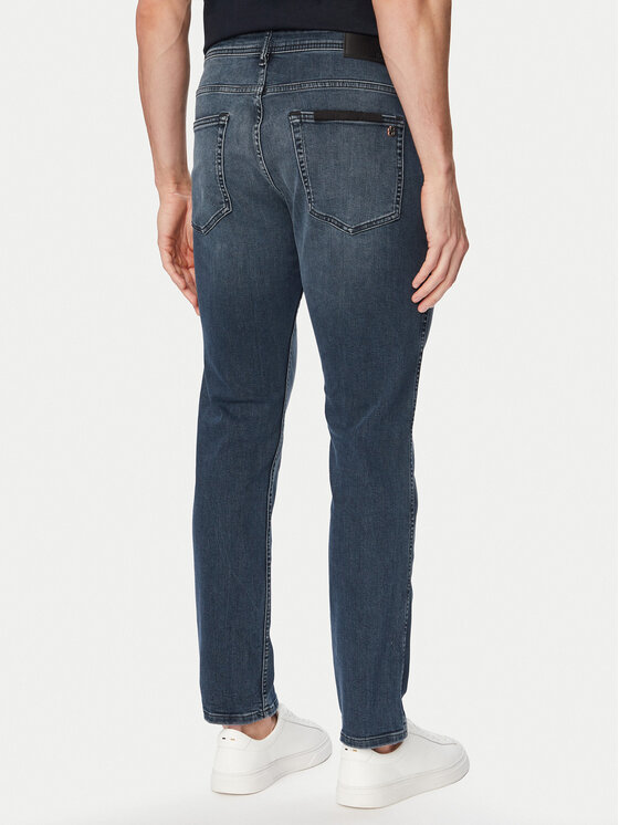 BOSS BOSS Džinsai Delaware-1 50559918 Tamsiai mėlyna Skinny Fit