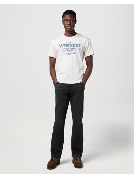 Wrangler Wrangler T-shirt AMERICANA TEE Bianco Regular Fit