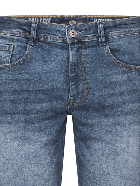 Petrol Industries Petrol Industries Pantaloni scurți de blugi M-1050-SHO002 Albastru Regular Fit