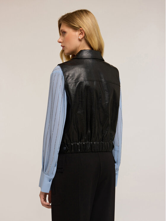 Motivi Motivi Giacca in similpelle R326Q001049N033 Nero Regular Fit