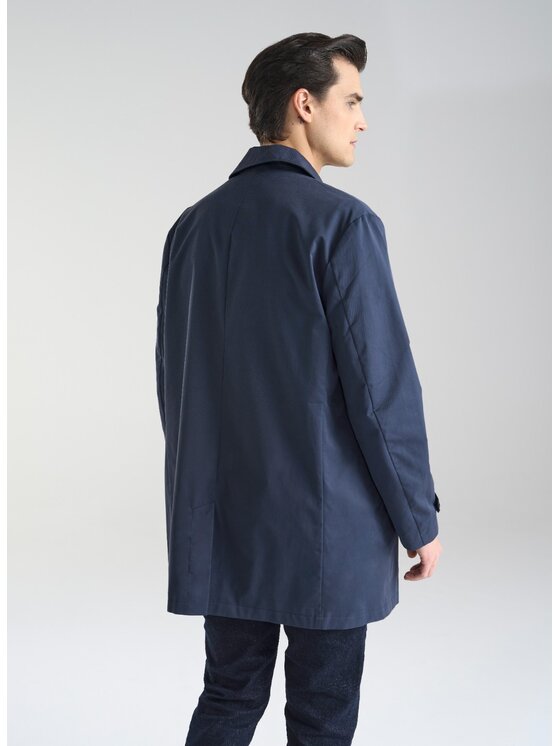 Pako Lorente Pako Lorente Płaszcz P24SF-7X-001 Granatowy Classic Fit